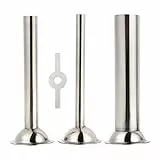 HEMOTON Wurst Stuffer Tubes Wurstfülltrichter Wurst Füllrohr Wurstfüller Fleischwolf Aufsatz Edelstahl Rohre Trichter für Fleischwolf Wurstfüllmaschine 12mm/ 19mm/ 32mm