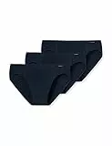 Schiesser Herren 3 Pack Mit Weichem Bund - Essentials Slip, Dunkelblau_205221, L EU