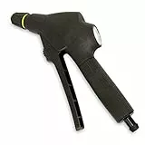 Mesto Abstellventil mit Manometer (Kunststoff; mit FPM-Dichtungen; Zubehör; für Mesto 3598BM und 3618BM; schwarz) 6307LG