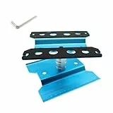 RC Car Work Stand Aluminium Reparatur Workstation, Blau RC Car Work Stand & Schraubablage 360 Grad, Aluminium Reparatur Station Lift für 1/8 1/10 1/12 1/16 1/18 Traxxas Axial Arrma Redcat Losi