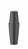 HENDI Cocktail Shaker, BarUp, Tin-on-Tin Boston-Cocktailshaker, matte Ausführung, Cocktailmixer mit 2 gewichteten Bechern: 0,6L & 0,8L, Edelstahl, schwarz