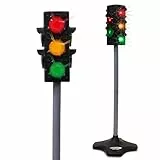 JAMARA Ampelanlage-Grand/Traffic Light-Grand-Ampel mit Lichtfunktion, klassisches & realistisches Design, hochwertiger Kunststoff, Ampelphasen automatisch od.manuell,Autoabschaltfunktion
