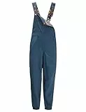 Jack Wolfskin Mädchen Villi Long Overall K, Dark sea, 140