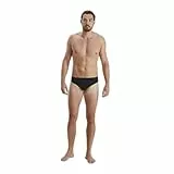 Speedo Herren Endurance+ Badehose 7 cm | Chlorbeständig | Recyceltes Material | Schwimmen Fitness | Training Schwimmbekleidung, Schwarz, 38