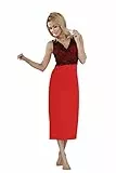 Kalimo Women's Panay Nightgown, Rot, S