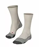FALKE Herren Wandersocken TK2 Explore M So Wolle Funktionsmaterial antiblasen dick 1 Paar, Beige Natural 4200, 44-45