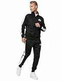 Lonsdale Herren Trainingsanzug normale Passform PEMBER XL, Black