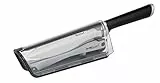 Tefal K25690 Ever Sharp Chef-Messer + Messerschärfer, 16,5 cm Kochmesser, exklusive Schleiftechnologie, langlebig, deutscher Edelstahl, Küchenmesser mit Komfortgriff, Verschlusssystem, Schwarz/Silber