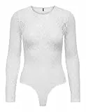 ONLY Damen Onlsyrene Lace Body Acc, Cloud Dancer, m