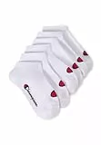 Champion Unisex Basics 6pk Sneaker Socken, Weiß, 39-42 EU