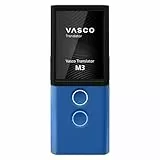 Vasco Translator M3 Sprachübersetzer | Übersetzungsgerät | Übersetzt lebenslang gratis | 70+ Sprachen | Spracheingabe und Sprachausgabe | Foto Übersetzer | Farbe: Blue Ocean