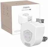 Aqara Smartes Ventilsteuer T1, Benötigt Aqara Zigbee 3.0 Hub, Kombiniert mit Wassersensor für Zuhause, Unterstützt App-Fernbedienung, Unterstützt HomeKit, Alexa, Google, Matter over Bridge
