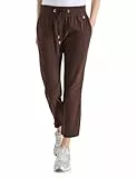Cecil Mid Waist Slim Leg Hose im Casual Fit Brown Cacao L