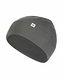 DANISH ENDURANCE Merino Laufmütze Herren & Damen, Sportmütze, Merinowolle Mütze, Wintermütze, Fahrrad Beanie, Atmungsaktiv & Warm, Unisex, Grau, Einheitsgröße