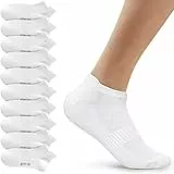 Fullluwaa Sneaker Socken Herren Damen 6/10 Paar, Kurze Halbsocken Baumwolle Sportsocken Atmungsaktiv Laufsocken