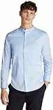 Tommy Hilfiger Herren Hemd Flex Poplin Solid Mao Regular Fit, Blau (Sweet Blue), S
