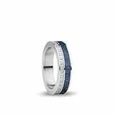 BERING Damen Ring in silber glänzend - Arctic Symphony Collection mit Edelstahl/Zirkonia - Itter 9
