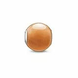 Thomas Sabo Damen-Bead Karma Beads 925 Sterling Silber Aventurin poliert rot K0043-010-10