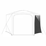 qeedo Quick Hub Hex 2er Set Seitenwände - wasserabweisend, 4000 mm Wassersäule, mit PVC-Fenster - Windschutz, Wetterschutz und Sonnenschutz für Quick Hub Hex Pavillon