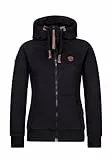 Naketano Damen Sweatjacke, Schwarz, M