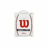 Wilson Griffband Pro Overgrip 12 Pack, Weiß, WRZ477700