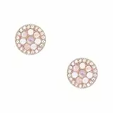 Fossil Ohrringe Für Frauen Mop, 10(D)*2.0(Dicke)mm Rose Gold Edelstahl-Ohrringe, JF02906791