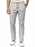Indicode Herren Veneto Stoffhose aus Leinen & Baumwolle | Leinenhose Freizeithose Männer Lt Grey, L