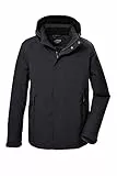killtec Herren Funktionsjacke/Outdoorjacke mit abzippbarer Kapuze KOW 4 MN JCKT, dunkelanthra, XL, 41843-000