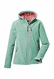 Killtec Mädchen Softshelljacke Softshell Jacke mit Kapuze Girls Softshelljacke wasserabweisend 00708-mint 152