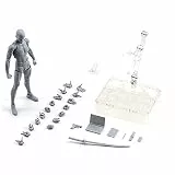 Gliederpuppe Zum Zeichnen, Schaufensterpuppe Bewegliche Gelenke, Skizzieren Bewegliche Figur, Bewegliche Gesten Figurenmodelle Mit Sockelunterstützung Und Zubehör, Für Künstler Skizzieren, Malen