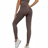 MEIION Tryfitshape FitShape Seamless Leggings Hoch taillierte Yogahosen für Frauen, Scrunch-Butt Leggings mit Bauchkontrolle, undurchsichtig, ideal für Sport und Fitness