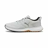 PUMA Herren Fusion Grip 6 Golfschuh, Feather Gray Black-Gum, 49.5 EU