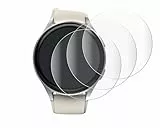 Savvies 4 Stück Full-Screen Schutzfolie für Hama 8900 (42 mm) Full-Cover Displayschutz-Folie mit Installationshilfe [3D Curved, Transparent]
