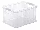 Rotho Agilo Aufbewahrungsbox 17.5l, Kunststoff (PP) BPA-frei, transparent, A4/17.5l (39.0 x 29.0 x 21.5 cm)