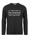 ROADSIGN australia Herren Langarmshirt Printshirt für lässige Herbstmomente schwarz, 2XL