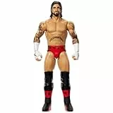 Mattel WWE cm Punk Actionfigur, Hauptkampf-Serie #154, ca. 15 cm große Sammelfigur mit 10 Bewegungspunkten und lebensechtem Aussehen, JCV44, [Mehrfarbig]