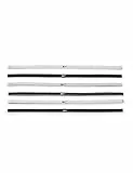 Nike Herren Flex Classic Slim Headbands 6er Pack Stirnbänder Running Fitness Training Sport Haarband Set schmal, White/Black/White, One Size