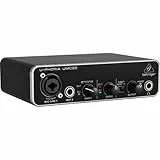 Behringer UMC22 Audiophiles 2x2 USB Audio Interface mit Midas Mic Vorverstärker