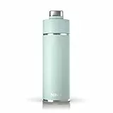 Ninja Thirsti Wasserflasche/Thermobecher to go, 700ml, auslaufsicherer Deckel, für kohlensäurehaltige, heiße & kalte Getränke, dreifach isolierter Travel Mug, Edelstahlflasche, Mint, DW2401EUUKMT