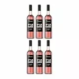 Christian Hirsch Wild Lovely Pink Roséwein Rosé Halbtrocken VEGAN Deutschland inkl. FeinWert E-Book (6 x 0.75 l)