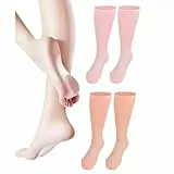 Feuchtigkeitsspendende Silikonsocken für Pediküre & Maniküre - weiche Fersensocken mit elastischem Spa-Gel Beauty Socken