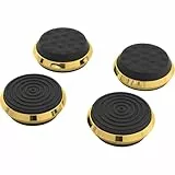 Oehlbach Air Absorb Resonanzdämpfer für Lautsprecher und Subwoofer (Absorber, Schwingungsdämpfer) Gold 4 Stück