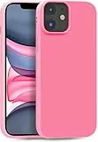 MyGadget Hülle kompatibel mit iPhone 11 - robuste Handyhülle TPU Case Slim Silikonhülle - Back Cover Kratzfest Schutzhülle matt Rosa