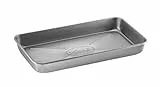 RÖSLE Barbecue Universalschale Pro, Hochwertige Edelstahlschale mit hohem Rand zum Marinieren, Servieren oder als Tropfschale für Gas und Kohlegrills, Edelstahl 18/10, Spülmaschinengeeignet, Silber