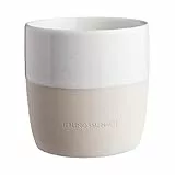 BUTLERS Tasse ohne Henkel 350ml Steingut Becher -Lieblingsmensch ME TIME- Mikrowellen- & spülmaschinenfester Kaffeebecher, ideal auch als Tee-, Latte Macchiato- oder Cappuccino Tasse