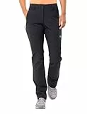 Jack Wolfskin Damen Holdsteig Pants Wanderhose, Schwarz, 44 EU