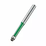 Trend CraftPro Kugelgelagerter Kantenfräser, 1/4 Zoll Schaft, 6,35 mm Schnittdurchmesser, 25,4 mm Schnittlänge, Hartmetallbestückt, C168X1/4TC