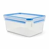 EMSA Clip & Close Food Conservation, Food Storage Container, Leak-Proof, Hygienic, Microwave-Safe, Dishwasher-Safe, Frost-Resistant, 508544, 2,2l