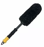 Meguiar's Supreme Wheel Brush - Felgenbürste Auto - Felgenreiniger Alufelgen - Sanfte + effektive Bürste für alle Felgentypen und Felgenoberflächen - Größe: Large 47x10cm