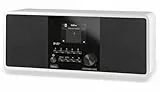 Imperial DABMAN i200 Internet/DAB+ Radio (Stereo Sound, Internetradio/DAB+ / DAB/UKW, WLAN, LAN, Aux-In, Line-Out, Kopfhörer Ausgang, Spotify) weiß, 32x13,5x11 cm